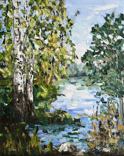 Late Summer in Westerwald by Liza Illichmann, Painting for Sale on Select