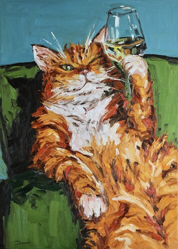 Partners in Wine by Liza Illichmann, Painting for Sale on Select