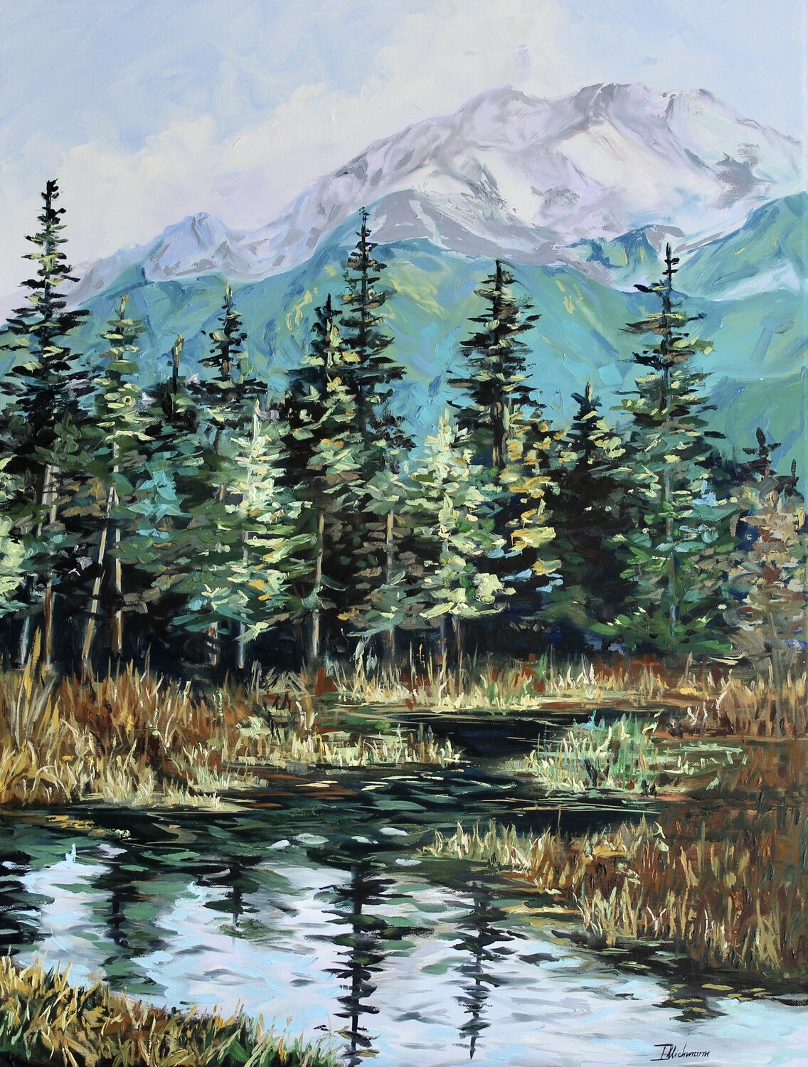 Nature's Harmony Liza Illichmann Original painting for sale