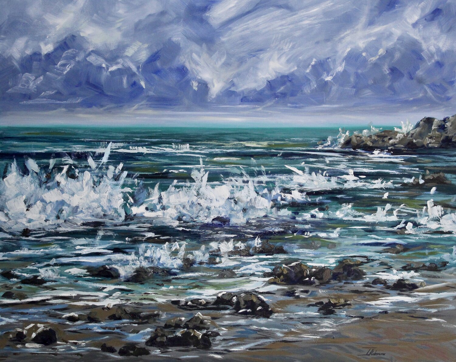 Inner Storm Liza Illichmann Original painting for sale