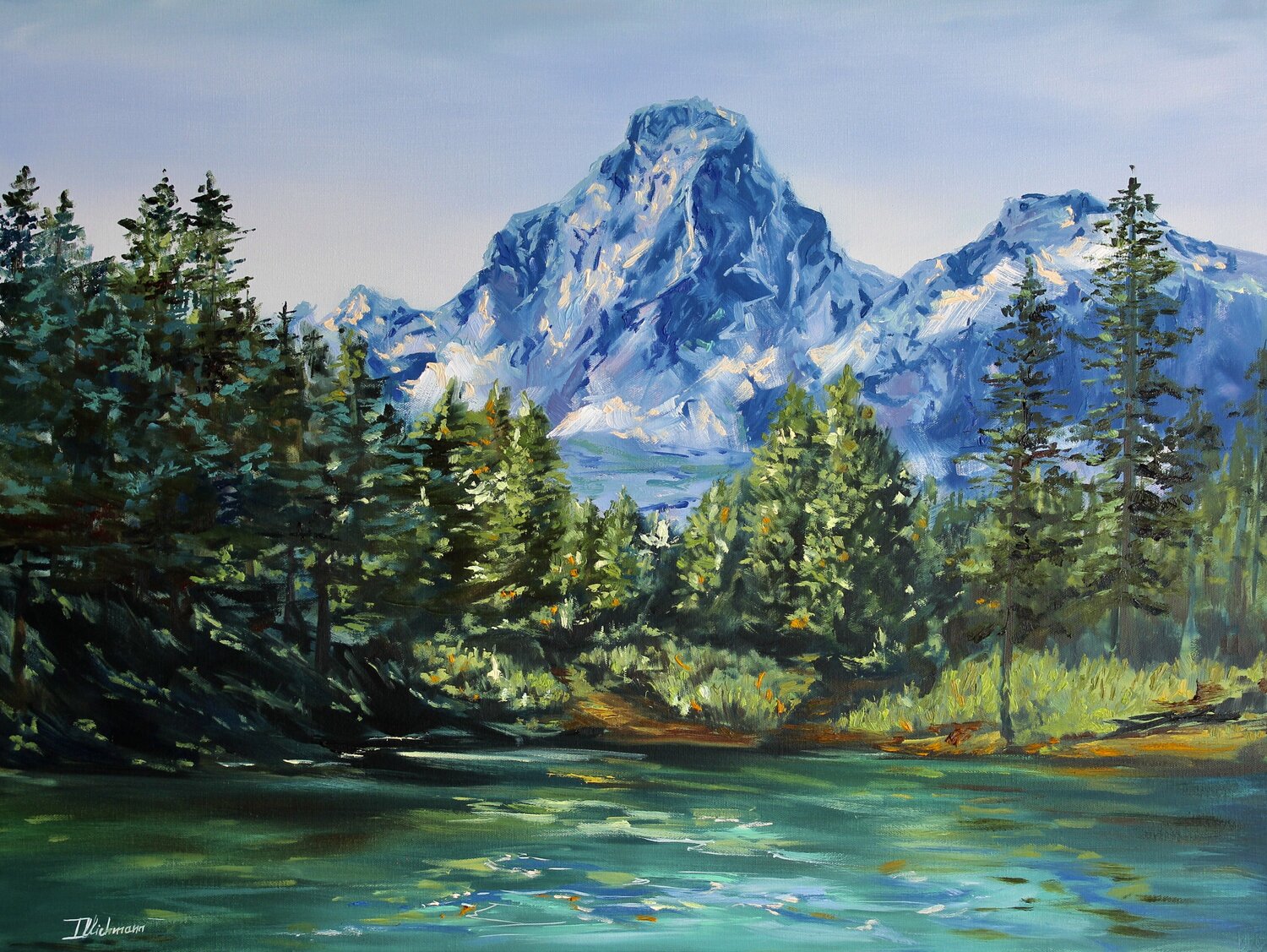 Alpine Dreams Liza Illichmann Original painting for sale