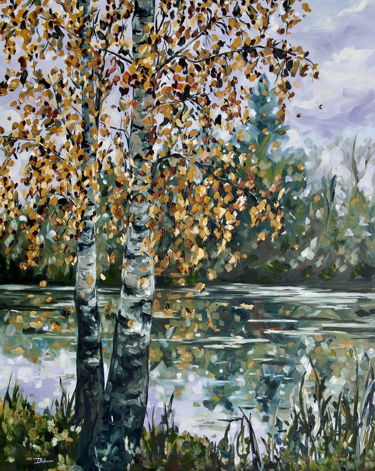 Autumn's Call Liza Illichmann Original painting for sale