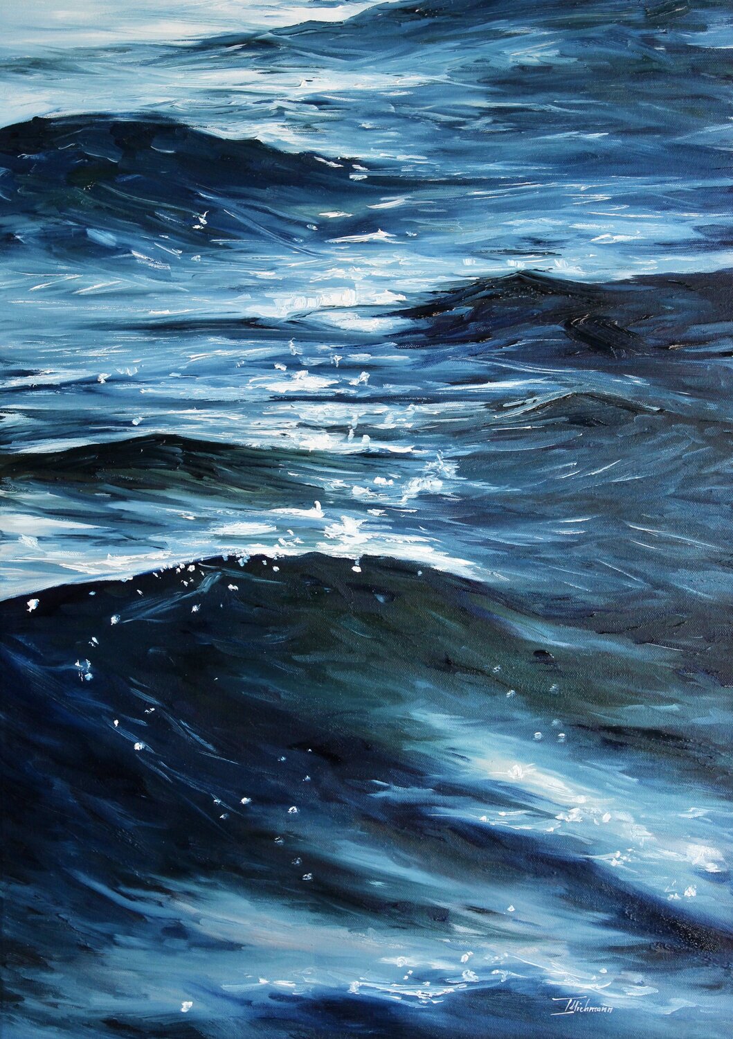 The Light On The Water Liza Illichmann Original painting for sale