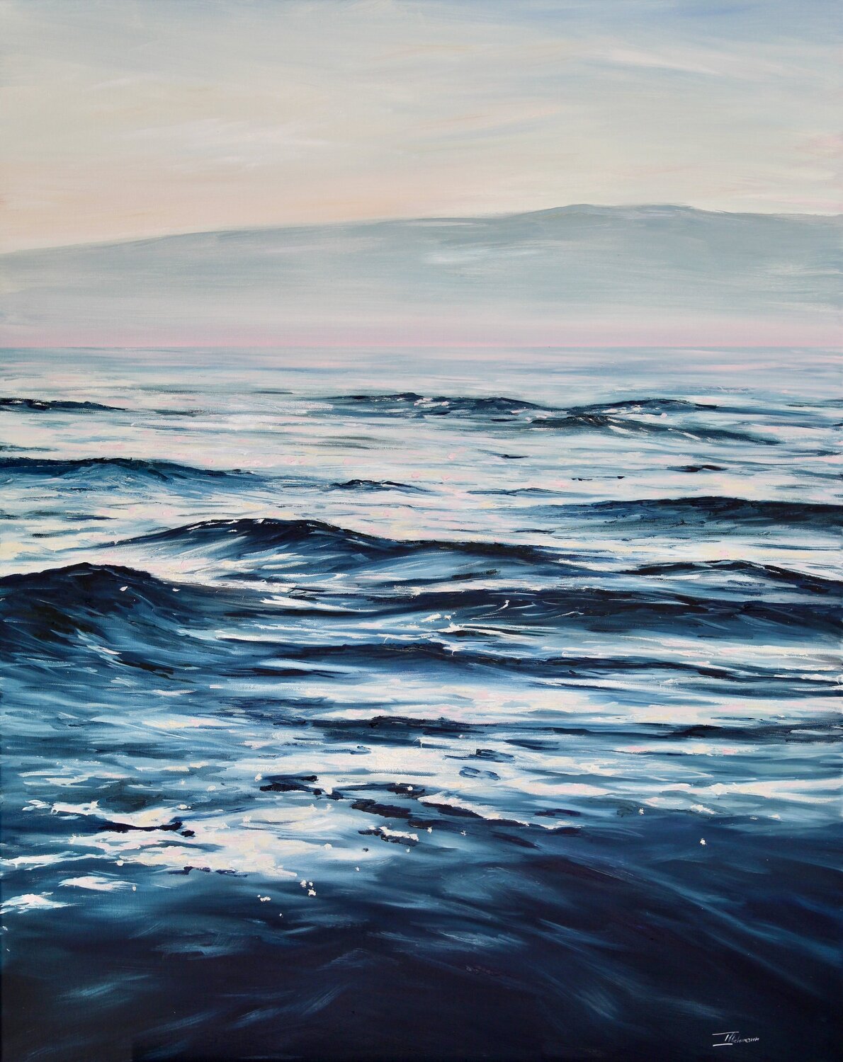 Waves Liza Illichmann Original painting for sale