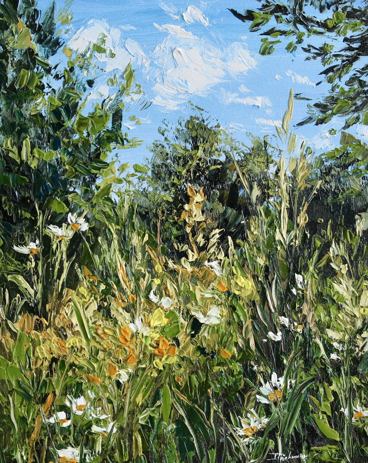 Whispering Grasses Liza Illichmann Original painting for sale