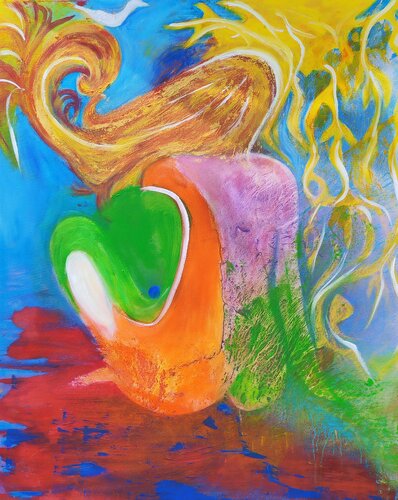Shakti Transmutation by Sally Churcher, Painting for Sale on Select