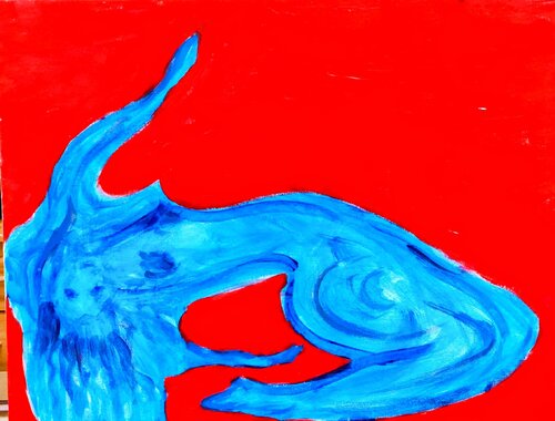 Woman Performing by Sally Churcher, Painting for Sale on Select