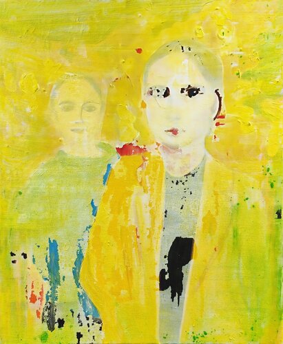My real self.  Which one? by Sally Churcher, Painting for Sale on Select