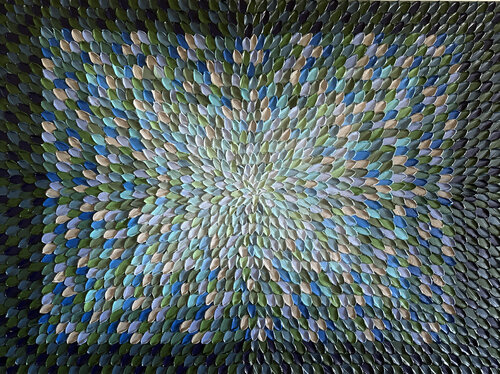 Emerald oasis by Guzaliya Xavier, Painting for Sale on Select