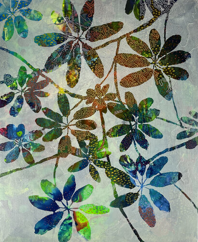 Fireworks by Mona Barbu, Painting for Sale on Select
