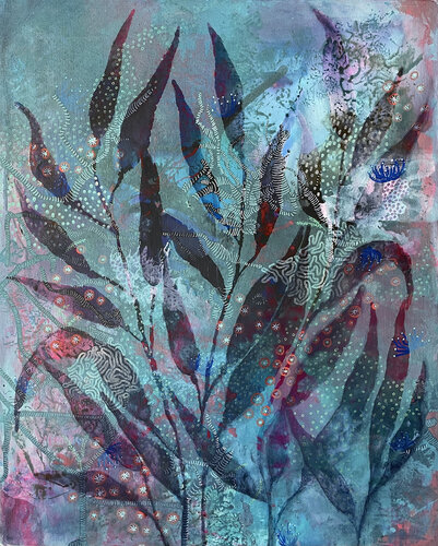 Beneath the Surface by Mona Barbu, Painting for Sale on Select