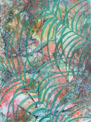 Hidden in plain sight by Mona Barbu, Painting for Sale on Select
