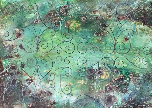 Between Access and Absence by Mona Barbu, Painting for Sale on Select
