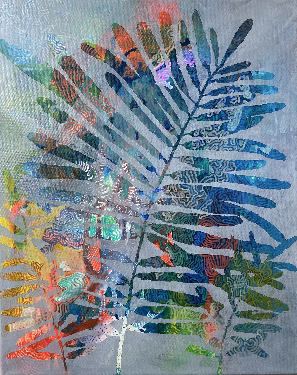 Windows to a World of Colour Mona Barbu Original painting for sale