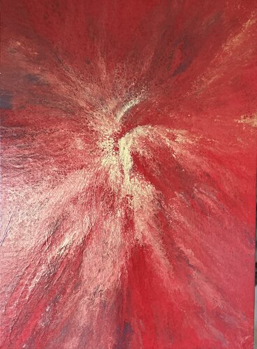 Rouge Ardent by Kseniia Turik, Painting for Sale on Select