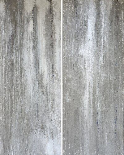 Diptych L' AVERSE by Kseniia Turik, Painting for Sale on Select
