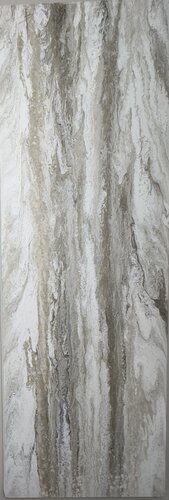 Voile ( Panel Two) — Neutral Beige Grey Abstract Painting by Kseniia Turik, Painting for Sale on Select