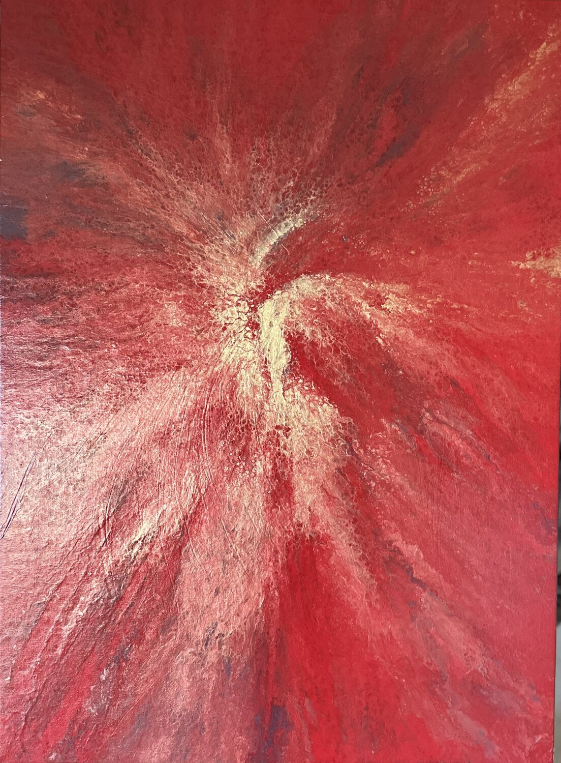 Rouge Ardent Kseniia Turik Original painting for sale
