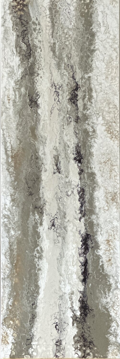 1 panel from Diptych "Lithic Drift" Kseniia Turik Original painting for sale