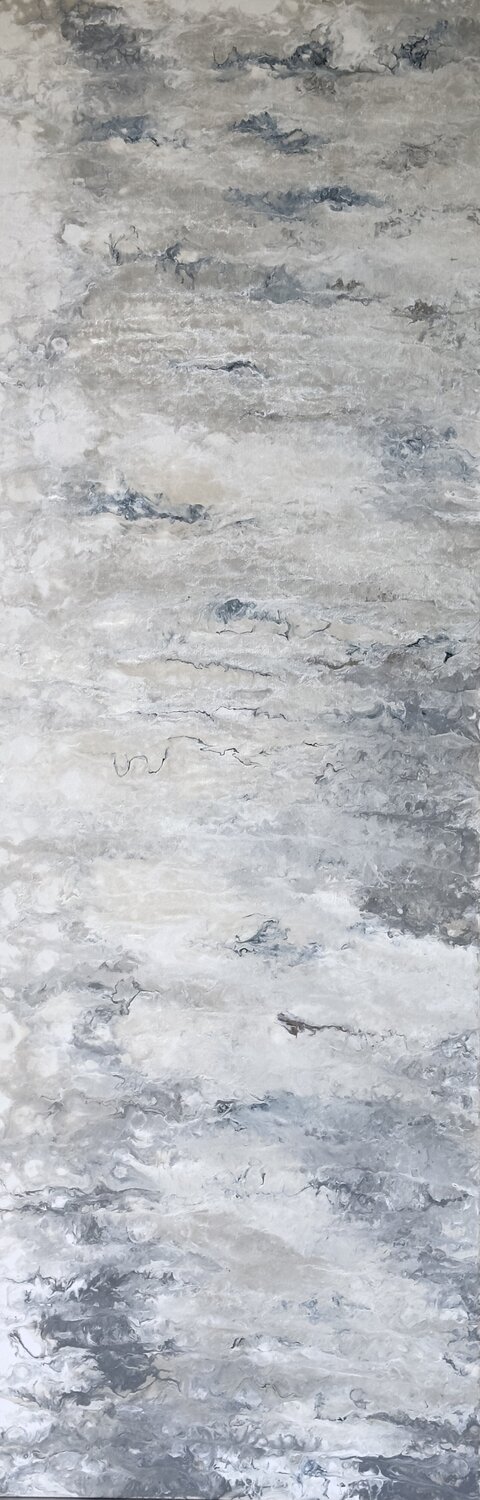 Diptych Vestige 1 panel Kseniia Turik Original painting for sale