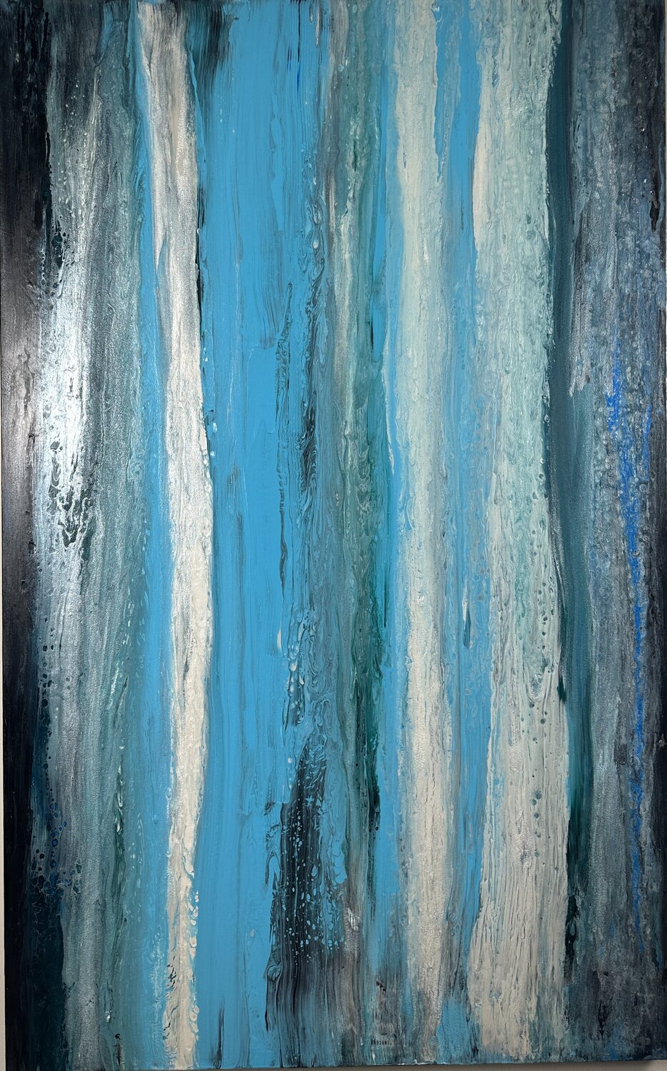 Ocean Deep : Mineral Strata Kseniia Turik Original painting for sale