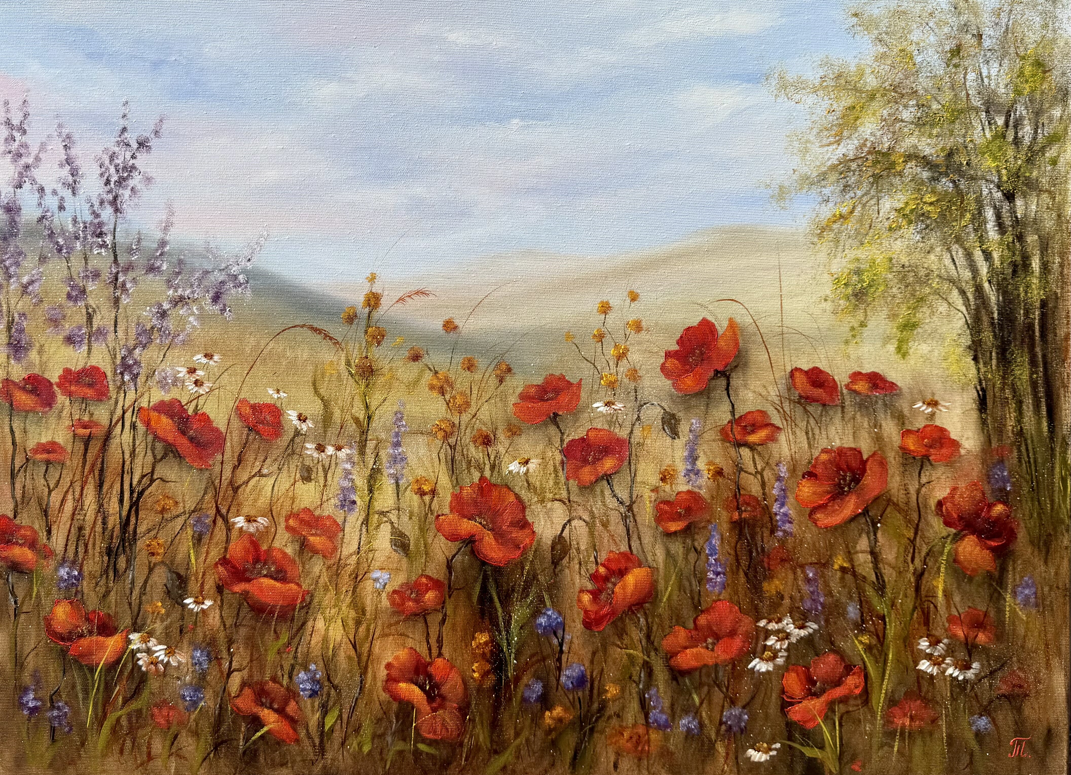 Topic Wildflower paintings