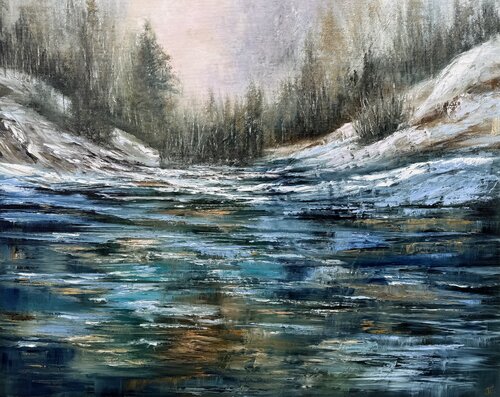 Frozen Harmony by Tanja Frost, Painting for Sale on Select