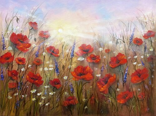Touch of Sun by Tanja Frost, Painting for Sale on Select