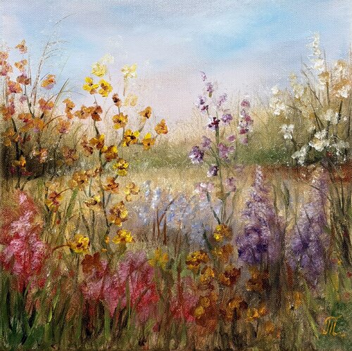 Wild floral by Tanja Frost, Painting for Sale on Select