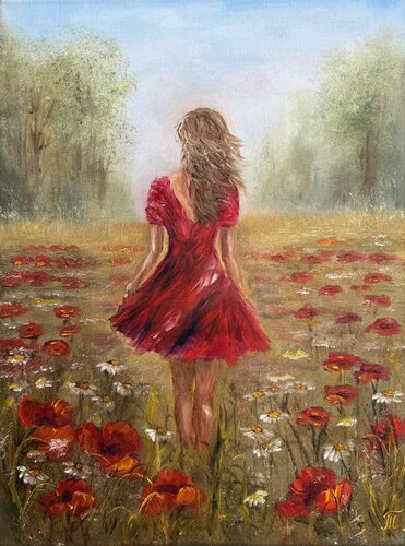 ..with the Wind by Tanja Frost, Painting for Sale on Select