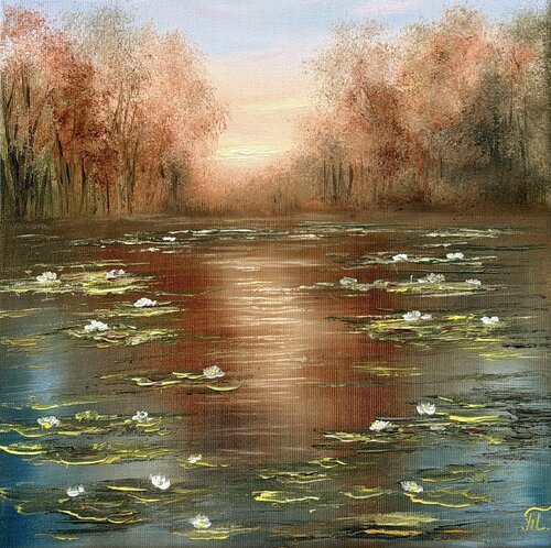 Magic sunset by Tanja Frost, Painting for Sale on Select