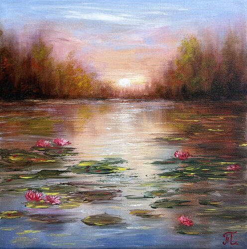 Romantic Evening by Tanja Frost, Painting for Sale on Select