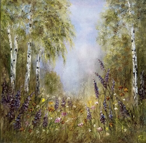 The Forest Remembers by Tanja Frost, Painting for Sale on Select