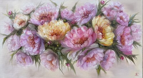 Love in Bloom by Tanja Frost, Painting for Sale on Select