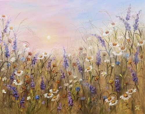 Flowers mood by Tanja Frost, Painting for Sale on Select