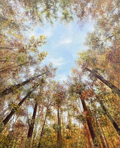 In the sky by Tanja Frost, Painting for Sale on Select