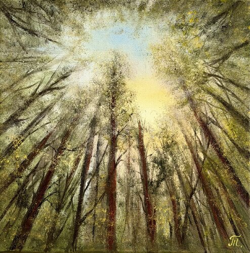 Among the Trees by Tanja Frost, Painting for Sale on Select