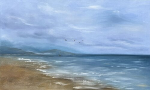 Where Summer Lingers by Tanja Frost, Painting for Sale on Select