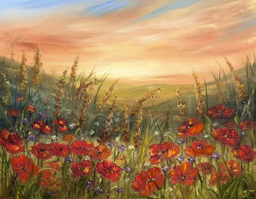 When Summer Stays by Tanja Frost, Painting for Sale on Select