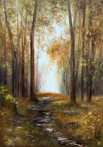 Autumn Inspiration by Tanja Frost, Painting for Sale on Select