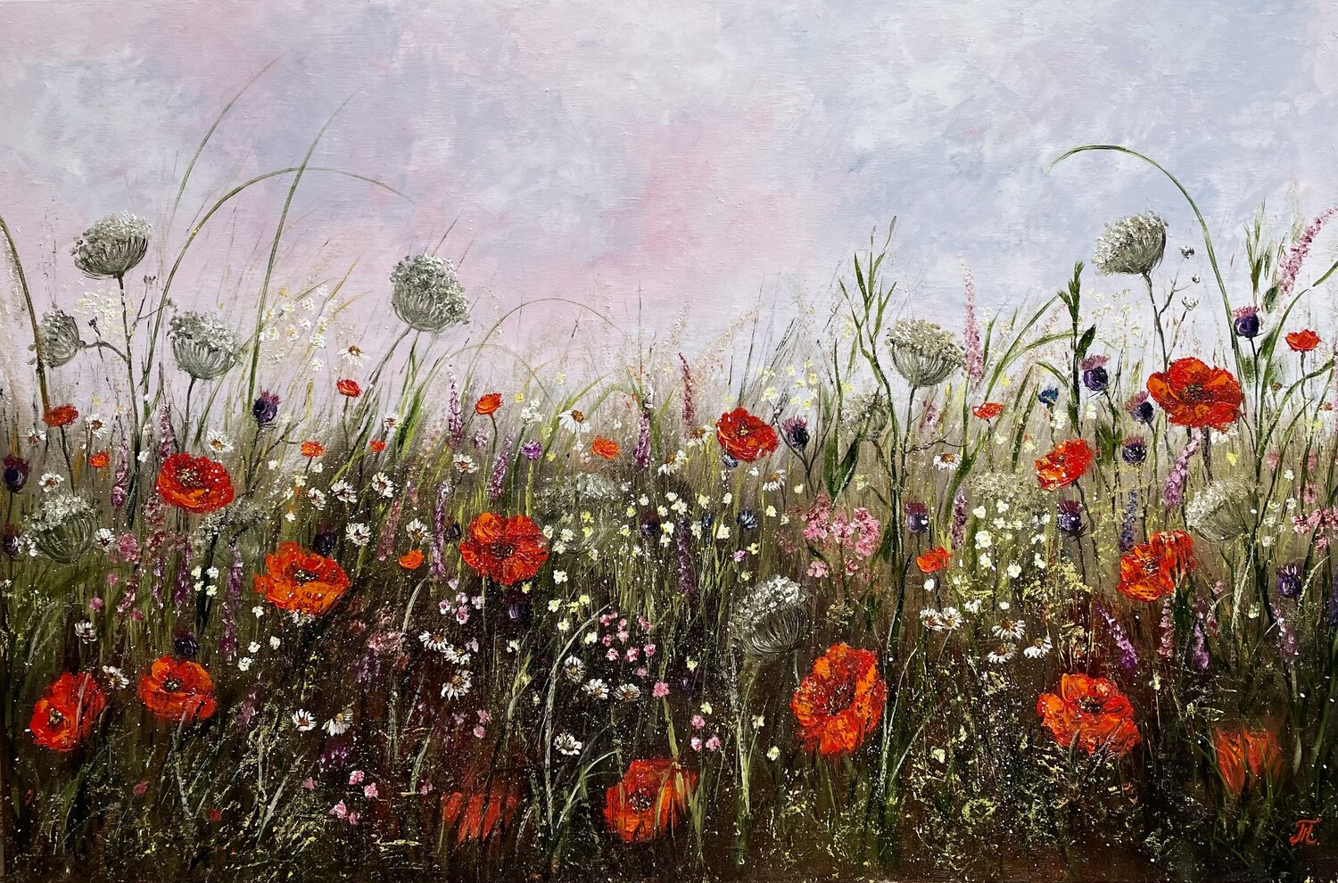Storm of life Tanja Frost Original painting for sale