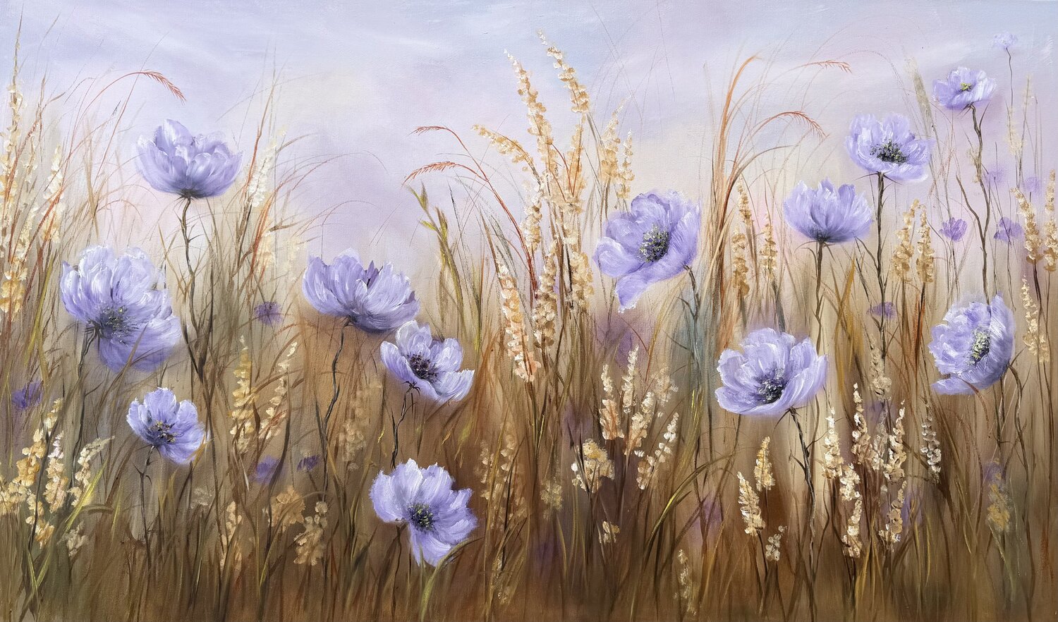 Purple Dream Tanja Frost Original painting for sale