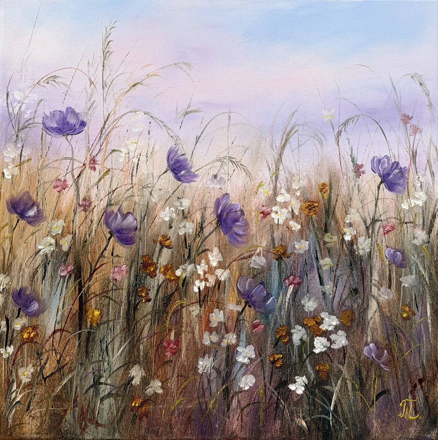 Soft and Alive Tanja Frost Original painting for sale
