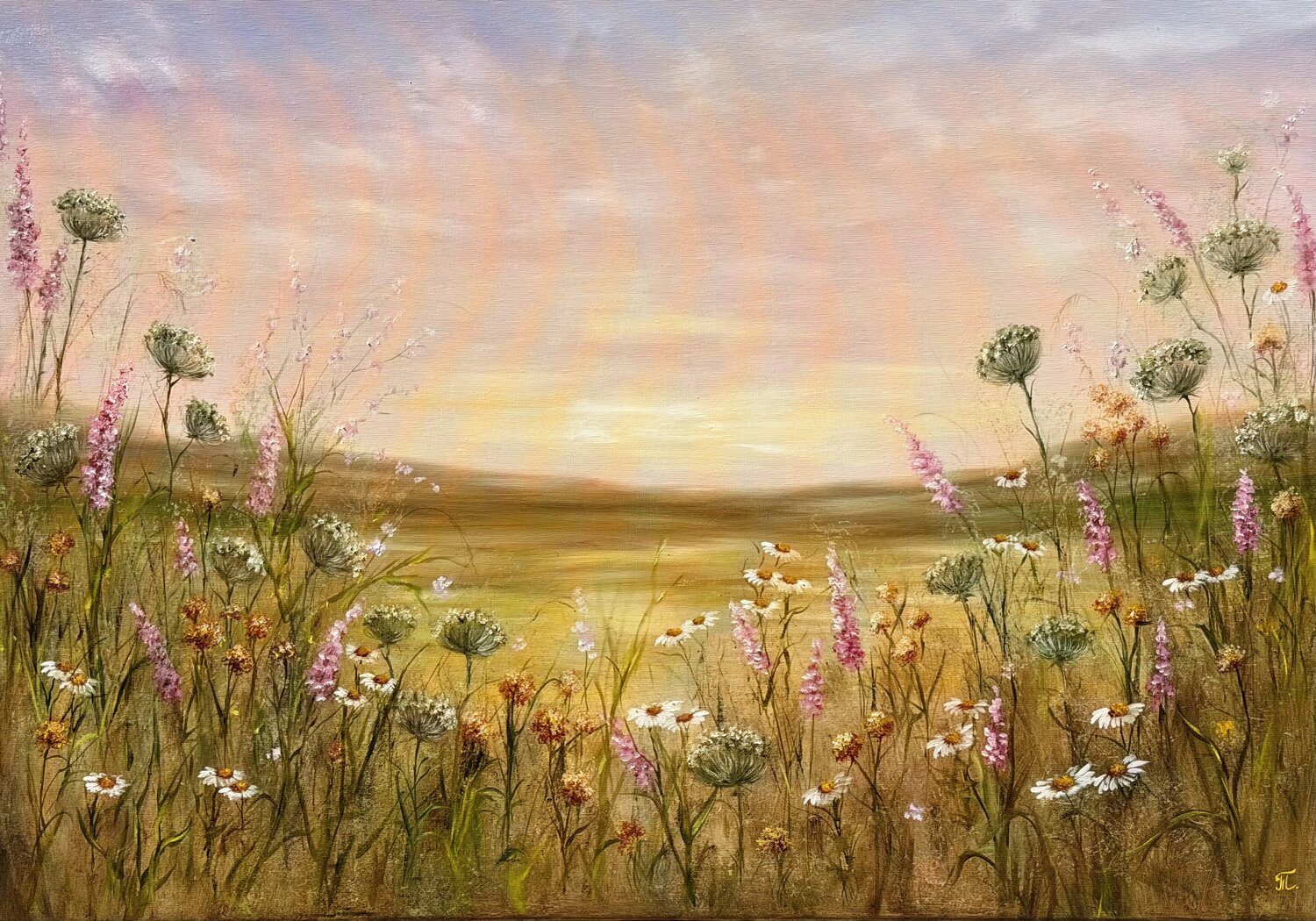 Perfect in Silence Tanja Frost Original painting for sale