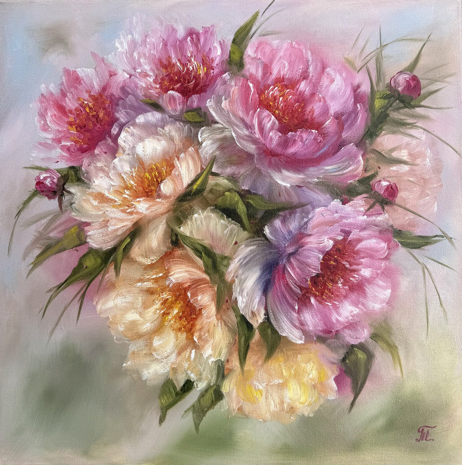 Romantic Gift Tanja Frost Original painting for sale