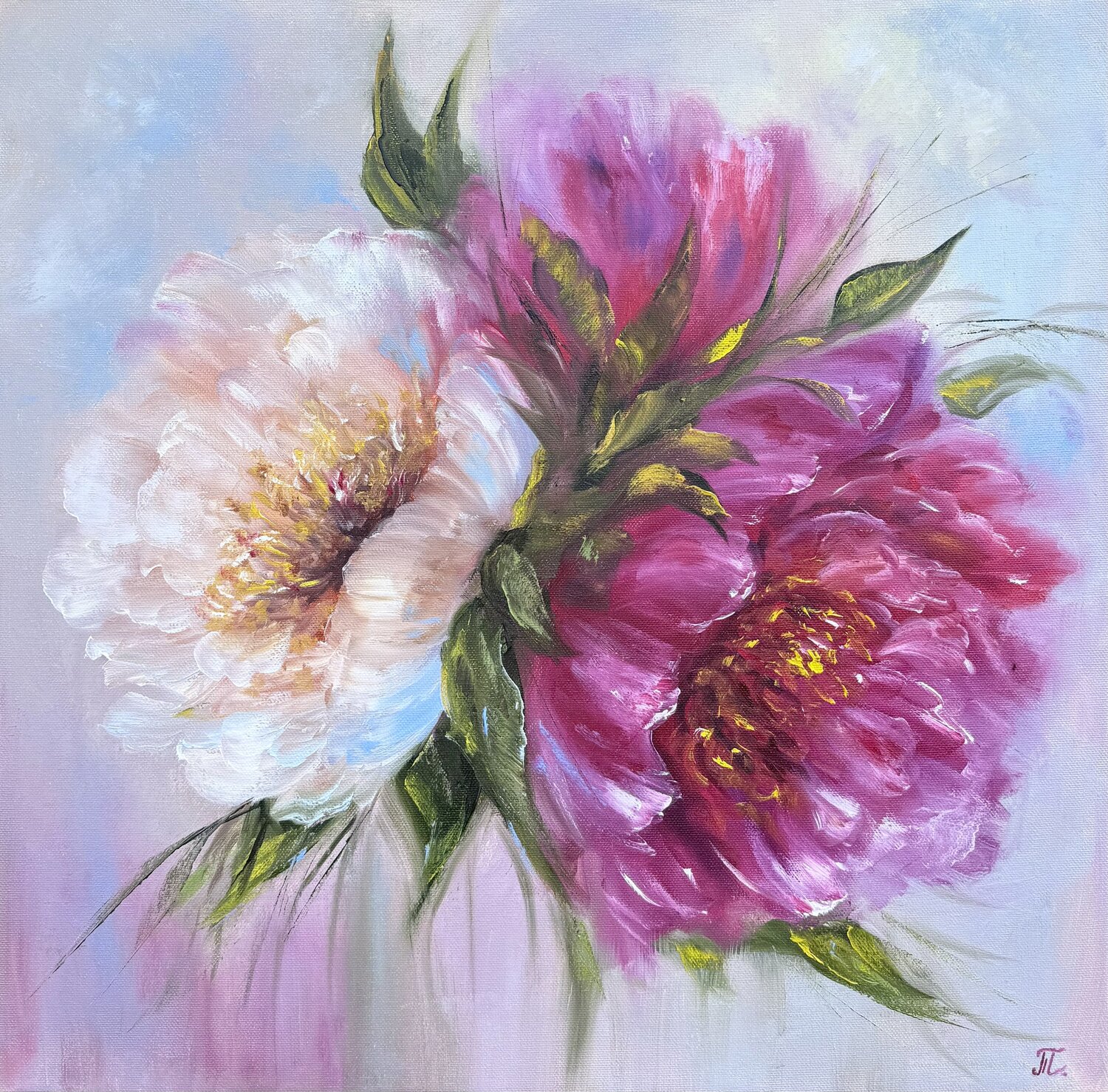With Love Tanja Frost Original painting for sale