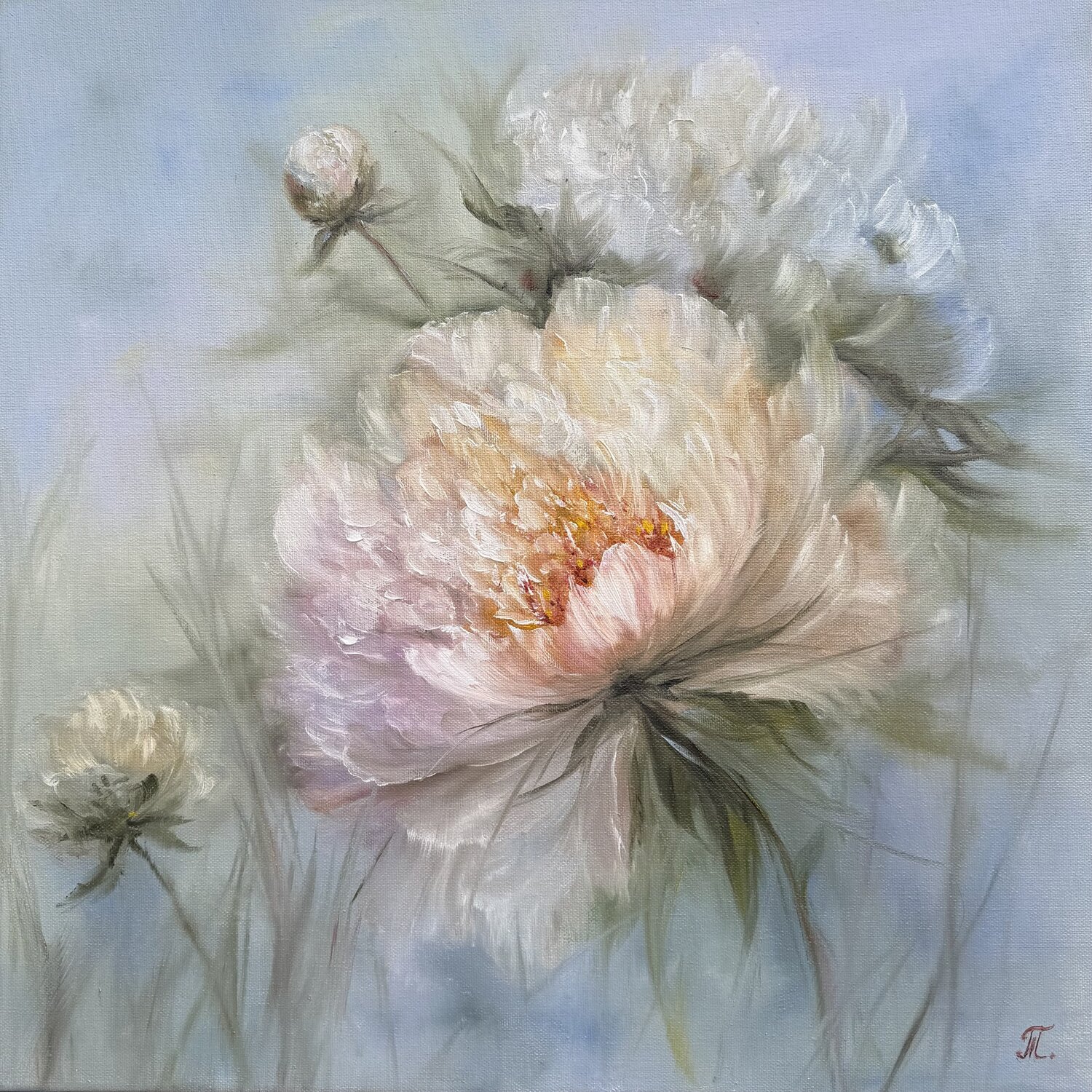 A Floating Kiss Tanja Frost Original painting for sale