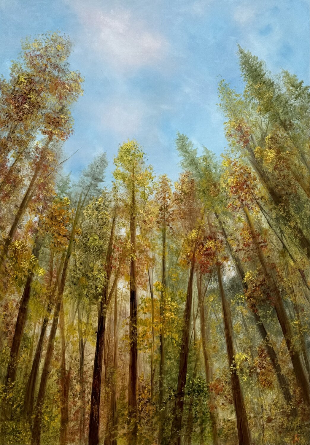 Where Dreams Meet the Sky Tanja Frost Original painting for sale