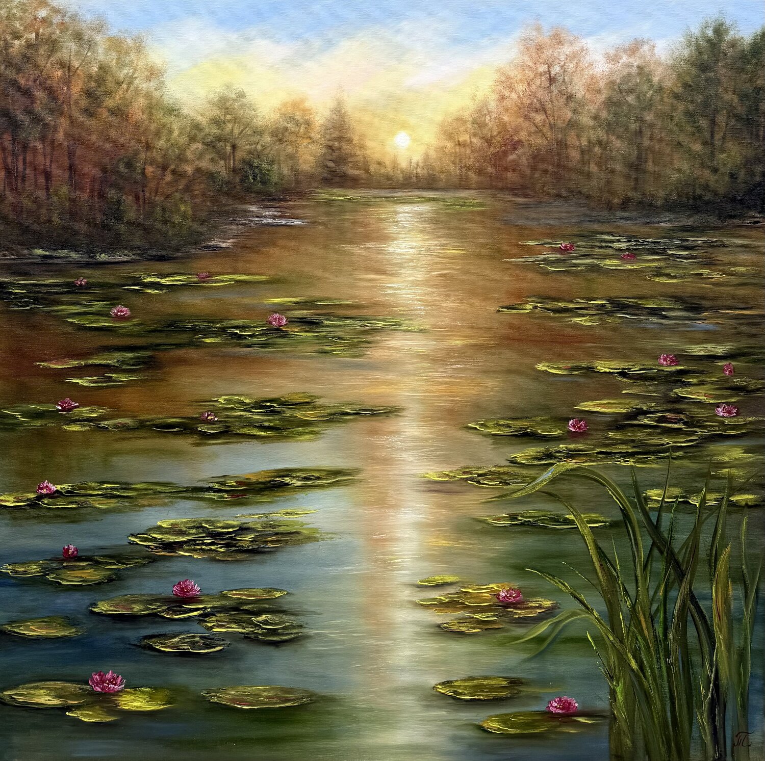 Water of Fortune Tanja Frost Original painting for sale