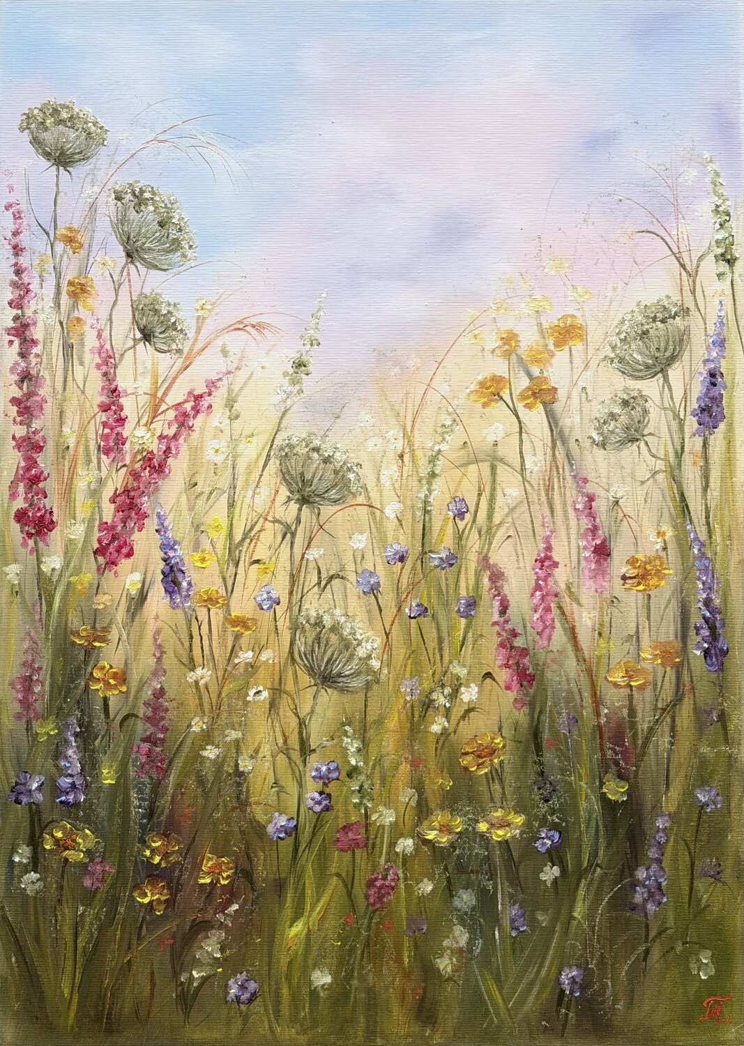 Wildflower Dream Tanja Frost Original painting for sale